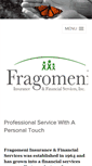 Mobile Screenshot of fragomeni-insurance.com