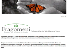 Tablet Screenshot of fragomeni-insurance.com